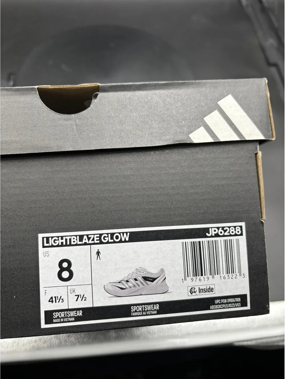Adidas Lightblaze Glow Men's Running Shoes Size 8